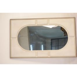 DKD Home Decor Espejo Moderno de Pared Colección Cruz Rombo Blanco en Madera de Mango 154 x 94 x 4 cm Precio: 266.58999994. SKU: S3034467