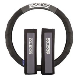 Sparco SPC1111KGR Juego de Funda de Volante Antideslizante y 2 Almohadillas Universales Poliéster Negro-Gris Lavables Precio: 18.49999976. SKU: S3700579