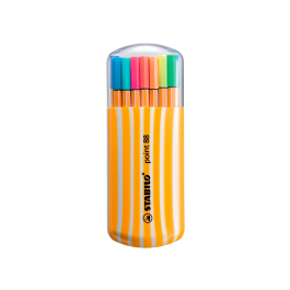 Stabilo Rotuladores Point 88 C-Surtidos Neón Estuche Zebrui 20 Ud