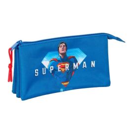 Safta Estuche Portatodo Escolar Superman con Triple Compartimento y Tres Cremalleras 120x220x30 mm Precio: 10.50000006. SKU: B1FDCMMLQV