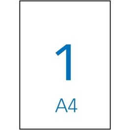 Apli Etiquetas Adhesivas 210x297 mm Blanco, Pack de 500 Hojas, Compatibles con Inkjet y Láser Precio: 63.50000019. SKU: BIX1788