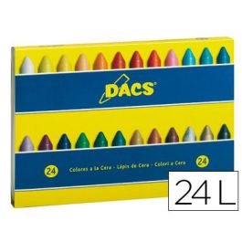 Lapices Cera Dacs Caja De 24 Colores Surtidos 5 unidades Precio: 26.49999946. SKU: B18ER5RL6X