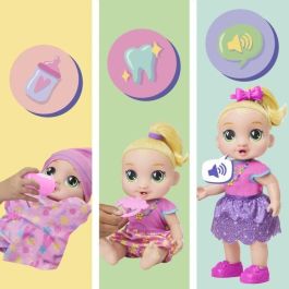 Hasbro HASG14445X0 Muñeca Interactiva Baby Alive Baby Grows LaLa GooGoo, Más de 75 Sonidos y Frases, Niños 3+ Años
