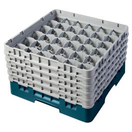 CAMBRO - 36S958-414 - Cesta de lavado 36 comp. 5 alturas - 7,2 cm Ø máx. - alt. máx. 25,8 cm - 50 x 50 x 30,8 cm - Cerceta Precio: 107.49999975. SKU: B12JPBC64M