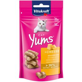 Vitakraft Cat Yums Snack Semihumedo para Gatos, Sabor Queso, 9x40gr Precio: 24.442. SKU: B1HJGPKCBR