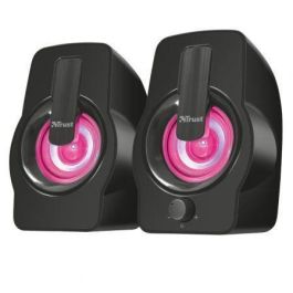 Trust Altavoces Gemi RGB 22948 / 12W / 2.0 Compactos con Iluminación LED RGB para PC y Portátil