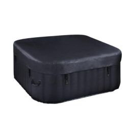 Sunspa Spa Hinchable Cuadrado para 6 Personas, 1.85 x 0.65 m, 130 Microjets, Motor Integrado, 800 Litros