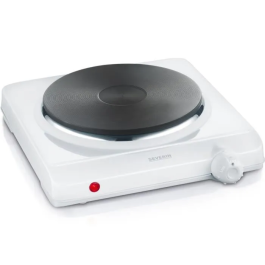 Severin KP1091 Placa Eléctrica 1500W Diámetro 18cm Termostato Regulable Cocina Pequeña Blanco Precio: 37.79000005. SKU: S7181014