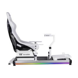 Thermaltake GF500 Flight Simulator Cockpit Snow Cabina de vuelo Blanca Aluminio GSC-F50-CPASWH-01