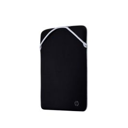 HP Funda Protectora Reversible para Portátil de 15.6 pulgadas, Fabricada en Neopreno Duradero Color Plata, Antigolpes y Arañazos