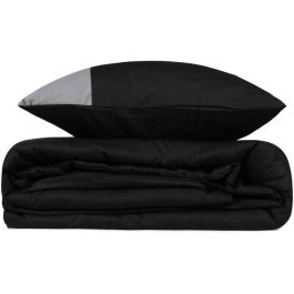 ASI8682870018990 Juego de Cama de Algodón 100% Negro: Funda Nórdica 220x240 cm y 2 Fundas de Almohada 60x60 cm ASI8682870018990 Juego de Cama de Algodón 100% Negro: Funda Nórdica 220x240 cm y 2 Fundas de Almohada 60x60 cm