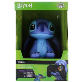 Cable Guy Soporte de sujeción Stitch Disney 21cm para mandos PlayStation 5 DualSense, Xbox Series S/X y smartphones