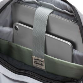 DICOTA Eco MOTION Tote Bag para Portátiles 13-15.6" Gris Claro de Poliéster Reciclado con Compartimento para Tablet y Asa