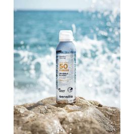 Sensilis INVISIBLE & LIGHT Spray Corporal Protector Solar SPF50+ UVA/UVB, Transparente, No Graso, Waterproof, Pieles Sensibles 200 ml