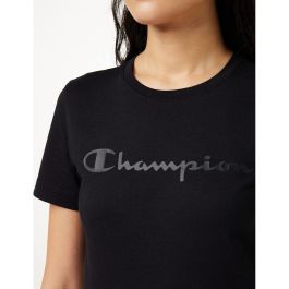 Camiseta de Manga Corta Mujer Champion Negro XS
