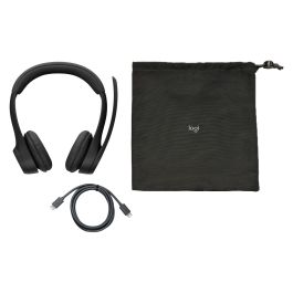 Logitech Zone 305 MIDNIGHT Auriculares Inalámbricos Diadema Negro Bluetooth 5.3 20h