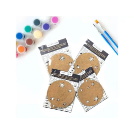 Wondee Kit para colorear vintiun christmas balls figuras de madera sostenible para pintar y decorar, juego creativo para niños Precio: 43.1728. SKU: B1BXK3C5D3