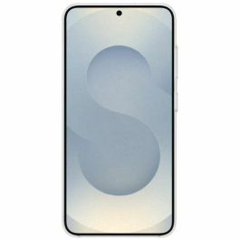 Samsung SAM1735460739992 Funda Galaxy S25 Blanca con Función Soporte y Correa Integrada