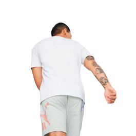 Camiseta de Manga Corta Hombre Puma 538180 02 Blanco (S)