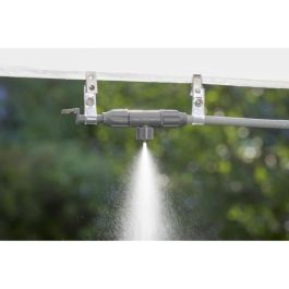 Gardena Kit de nebulización con manguera de 10m, 7 boquillas, clips para fijación y accesorios de conexión.