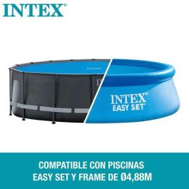 Cubrepiscinas Intex 28014 Redondo Solar Ø 488 cm