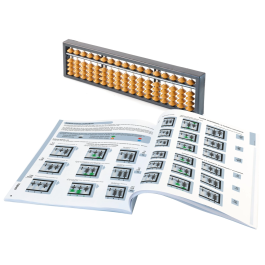 Miniland Guía Soroban Ábaco Japonés 17 Columnas Juego Educativo