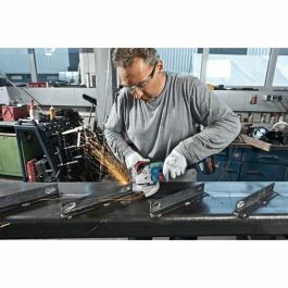 Bosch Professional GWS 18V-15 SC Amoladora Angular a Batería 18V con 2 Baterías 5.5Ah ProCORE18V, Cargador GAL 1880 CV y L-Boxx