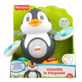 Fisher-Price - Valentine the Penguin Linkimals, juguete musical con luces, movimientos y canciones - Juguete de aprendizaje temprano - A partir de los 9 meses