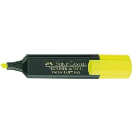 Rotulador Faber Fluorescente 48-07 Amarillo 10 unidades