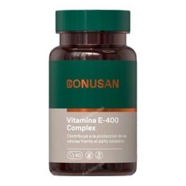 BONUSAN Vitamina E natural D-alfa tocoferol 400 UI Complejo 60 Licaps con mezcla de tocoferoles, propiedades antioxidantes Precio: 24.8900003. SKU: B1GEED8XYT