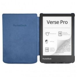 Pocketbook Funda Shell Series Verse + Carcasa Flores Blanco y Azul 6" Compatible Verse / Verse Pro