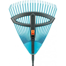 Gardena Escoba de Césped Ajustable Combisystem - Ancho de 35 a 52 cm