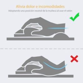 Fellowes Alfombrilla con reposamuñecas de gel negro Fellowes Alfombrilla con reposamuñecas de gel negro