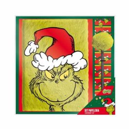 Set de papelería bolígrafo the grinch 22.0 x 22.0 x 2.5 cm