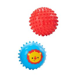 Set 2 pelotas masaje bebé fisher-price 25x15x7,50 cm Set 2 pelotas masaje bebé fisher-price 25x15x7,50 cm
