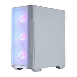 MSI MAG FORGE M100R Blanco Torre Media, 3x120mm ARGB + 1x120mm Ventiladores, Soporte 2.5/3.5", Micro-ATX, 306-7G20W21-HH9