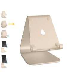 Rain Design Soporte mStand tablet para iPad - Ergonómico para Trabajar Cómodo y Video Chat Manos Libres - Color Oro