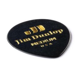 Dunlop Pack 72 Púas Genuine Celluloid Teardrop Negra - Medium