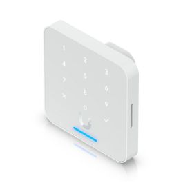 Ubiquiti Lector de Tarjetas NFC con Teclado, BLE 4.1, PoE, Apple Touch Pass, IP55, Blanco