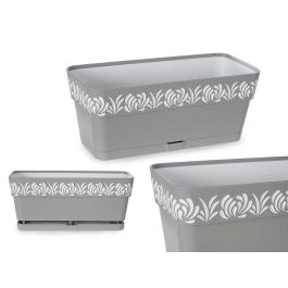 Jardinera Gaia 30 cm Gris Stefanplast - Plastico, 2.75L, reserva agua (12 Unidades) Precio: 51.49999943. SKU: S3610150