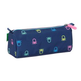 Estuche Escolar Benetton Cool Azul marino 21 x 8 x 7 cm