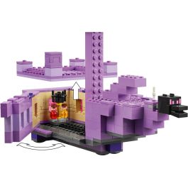 LEGO 21264 Minecraft El Dragón Ender y el Barco del End, Juego de Construcción, 657 Piezas, Edad 8+ Años
