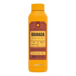 QUOKKA BOTELLA TERMO 630ML AMBER YELLOW GRANADA ETIQUETA PERSONALIZADA Precio: 21.175. SKU: B1GLATV9GH
