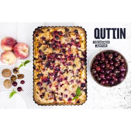 Molde para horno desmontable Quttin 27.3 x 20 x 3 cm (6 Unidades) Molde para horno desmontable Quttin 27.3 x 20 x 3 cm (6 Unidades)