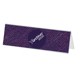 Archivo 2000 Portanombres Sobremesa Premium 3 mm 50x210x60 mm