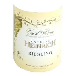 Heinrich Riesling - Vino blanco de Alsacia