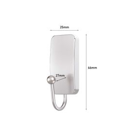 Toallero Colgante 3M 25 X 66 X 25 MM Plateado Níquel (1 unidad)