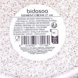 Plato Llano Porcelana Element Hydrozero Bidasoa 27 cm