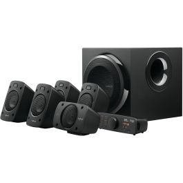 Logitech 980-000468 Altavoces Z906 5.1 THX 500W RMS Sonido Envolvente Negro con Subwoofer y Mando IR