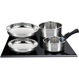 Batería de cocina de inducción - Arthur Martin - AM4485 - Acero inoxidable - 10 piezas - Mango extraíble - Todas las placas de cocina, incluida inducción Batería de cocina de inducción - Arthur Martin - AM4485 - Acero inoxidable - 10 piezas - Mango extraíble - Todas las placas de cocina, incluida inducción